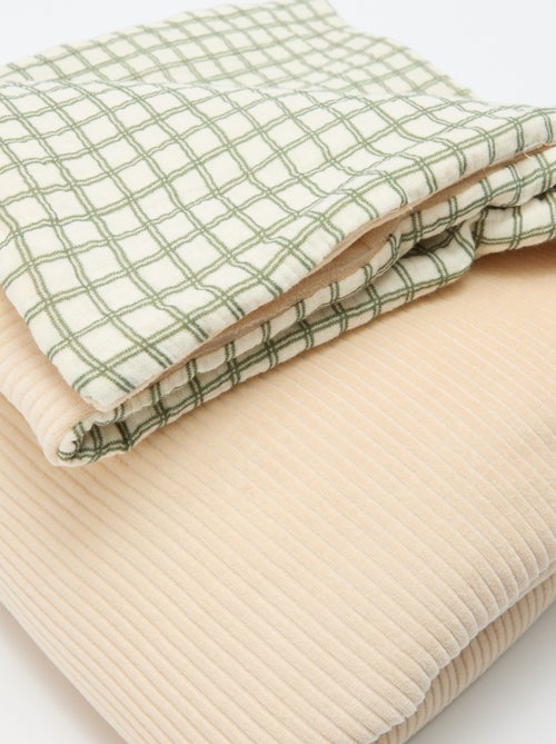Coperta reversibile 110 x 150 cm - Kiabi Home - Kiabi Coperta reversibile 110 x 150 cm - Kiabi Home - Kiabi