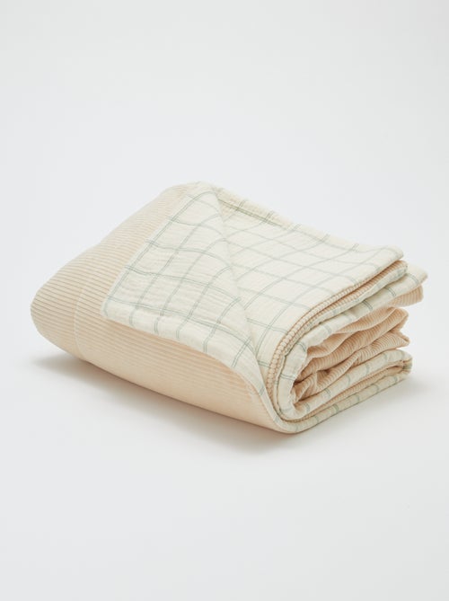 Coperta reversibile 110 x 150 cm - Kiabi Home - Kiabi Coperta reversibile 110 x 150 cm - Kiabi Home - Kiabi