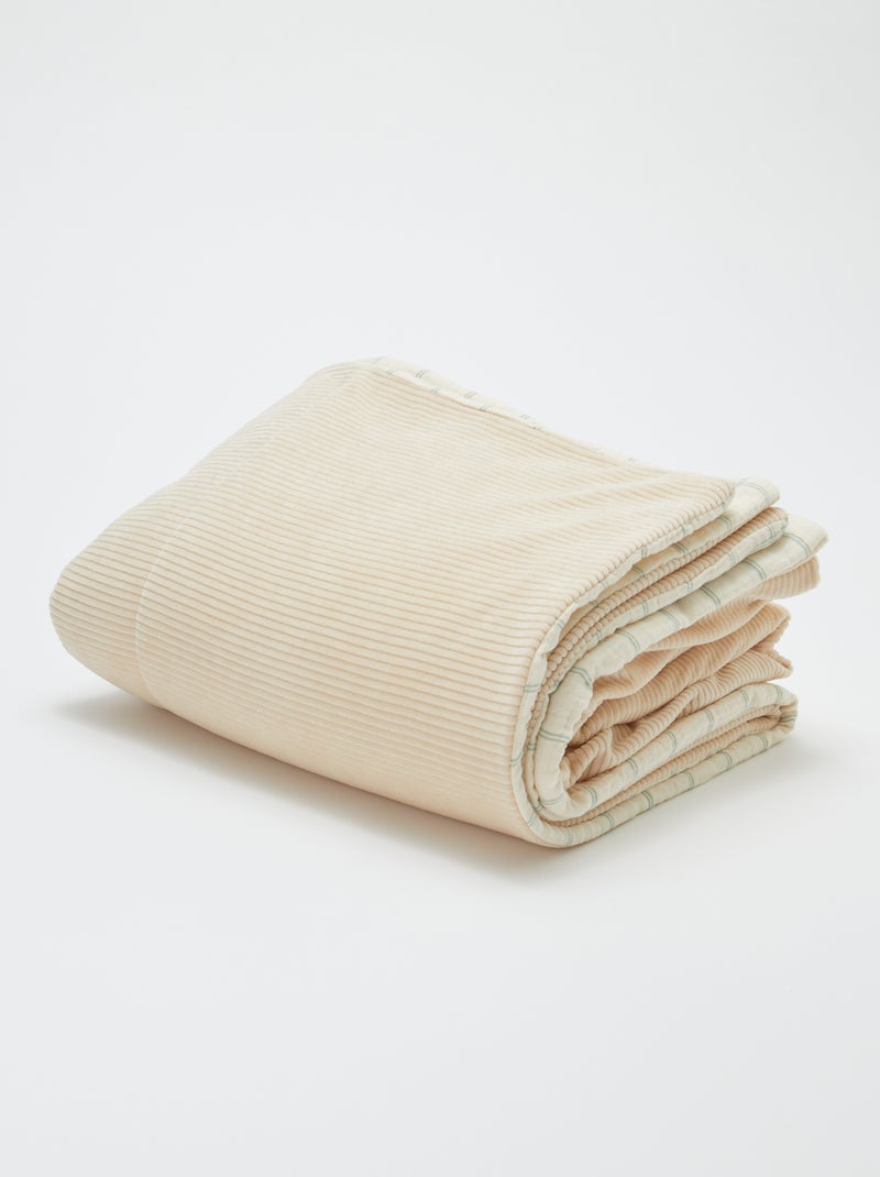 Coperta reversibile 110 x 150 cm - Kiabi Home VERDE - Kiabi