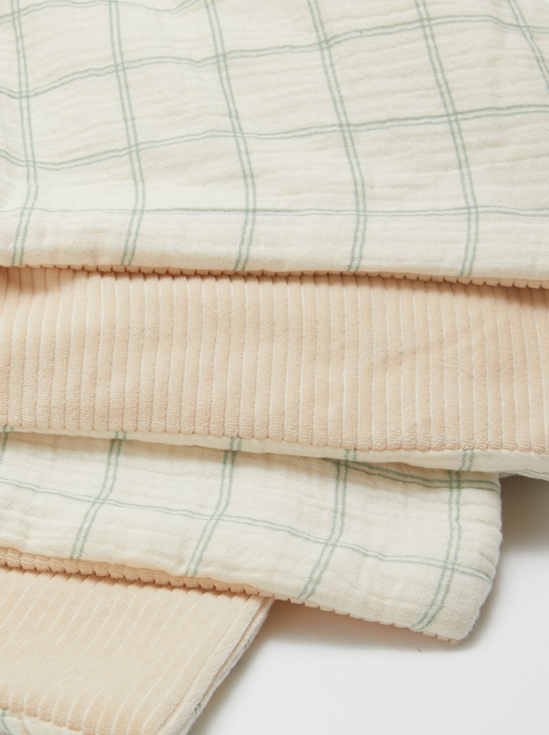 Coperta reversibile 110 x 150 cm - Kiabi Home VERDE - Kiabi