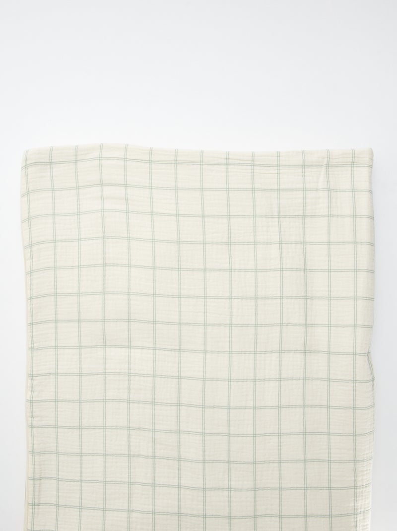 Coperta reversibile 110 x 150 cm - Kiabi Home VERDE - Kiabi