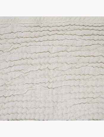 Coperta reversibile in cotone a nido d'ape