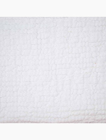 Coperta reversibile in cotone a nido d'ape