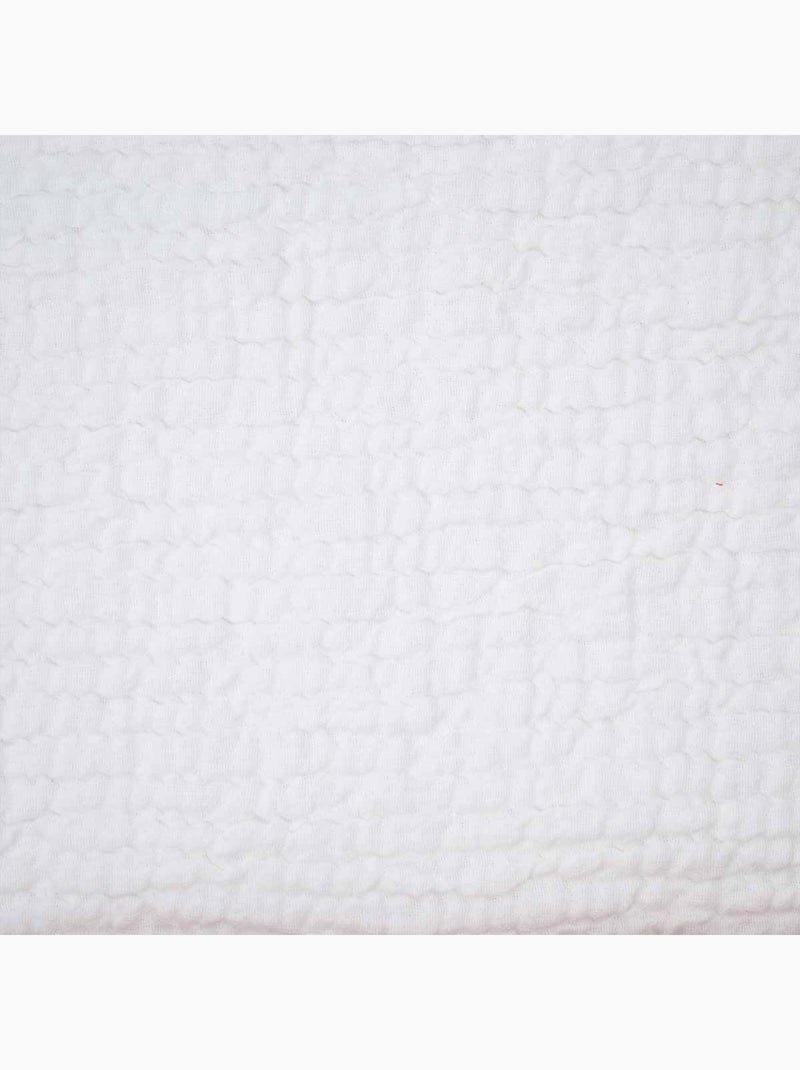 Coperta reversibile in cotone a nido d'ape Bianco - Kiabi