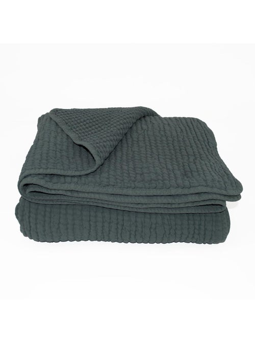Coperta reversibile in cotone a nido d'ape - Kiabi Coperta reversibile in cotone a nido d'ape - Kiabi