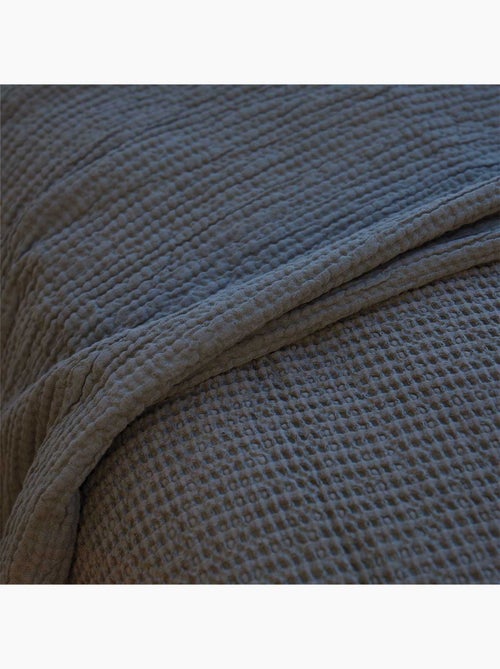 Coperta reversibile in cotone a nido d'ape - Kiabi Coperta reversibile in cotone a nido d'ape - Kiabi