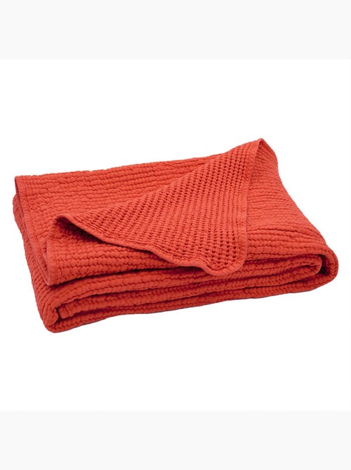 Coperta reversibile in cotone a nido d'ape - Kiabi Coperta reversibile in cotone a nido d'ape - Kiabi