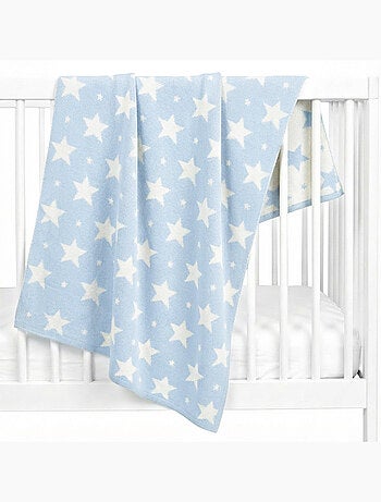 Coperta reversibile in cotone biologico gots, stelle | sevira kids | sevira kids