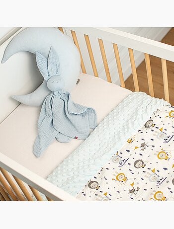 Coperta reversibile in minky, eskimo | sevira kids | sevira kids