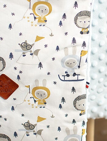 Coperta reversibile in minky, eskimo | sevira kids | sevira kids