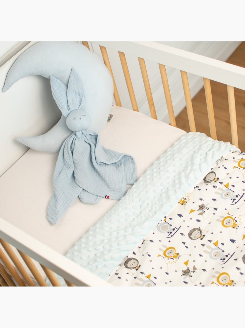 Coperta reversibile in minky, eskimo | sevira kids | sevira kids Blu - Kiabi