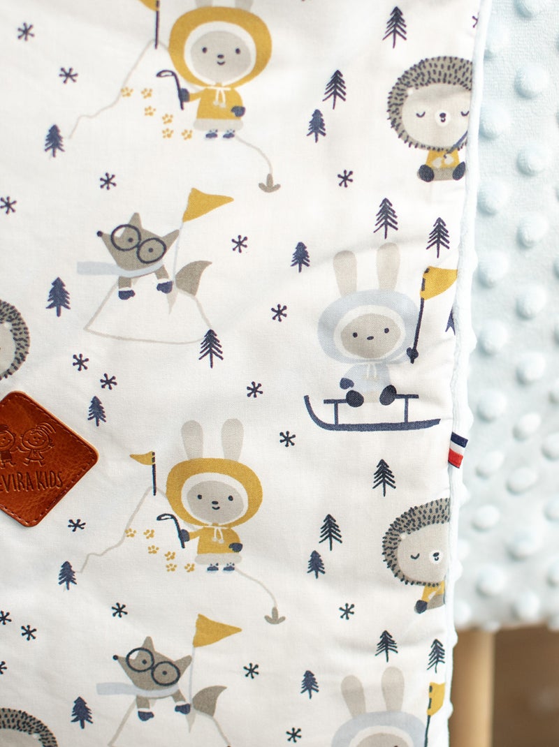 Coperta reversibile in minky, eskimo | sevira kids | sevira kids Blu - Kiabi
