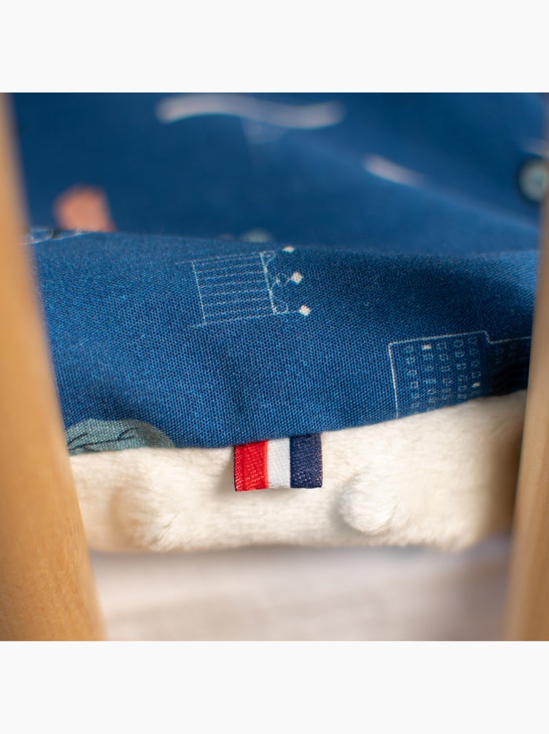 Coperta reversibile in minky per bambini | sevira kids | sevira kids Blu - Kiabi