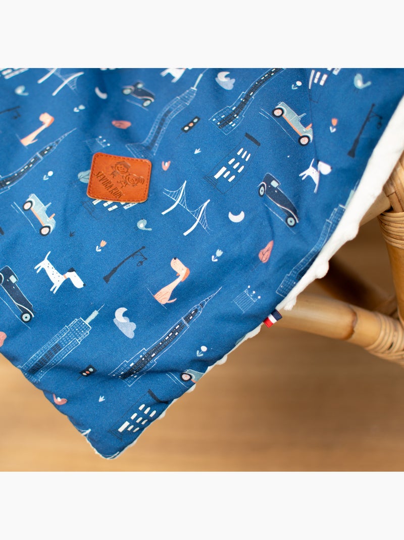 Coperta reversibile in minky per bambini | sevira kids | sevira kids Blu - Kiabi