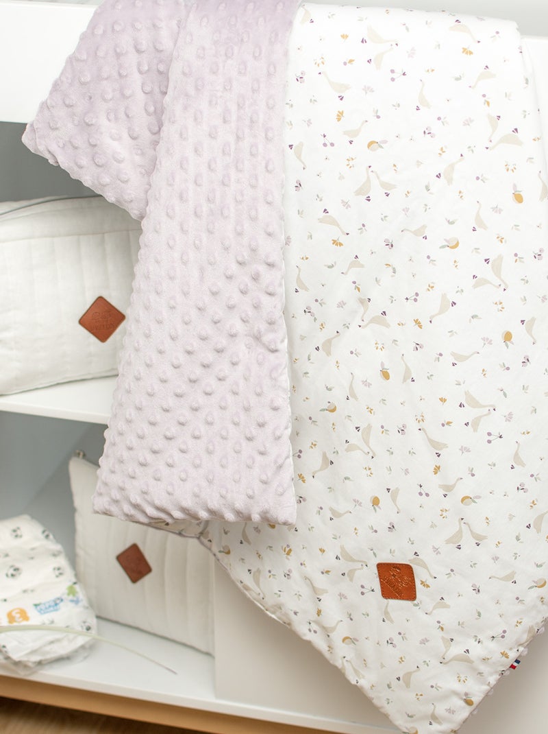 Coperta reversibile in minky per bambini | sevira kids | sevira kids Viola - Kiabi