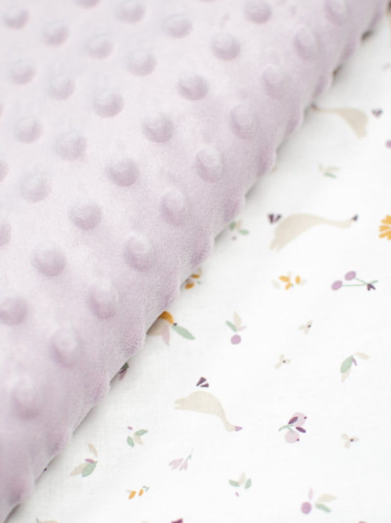 Coperta reversibile in minky per bambini | sevira kids | sevira kids Viola - Kiabi