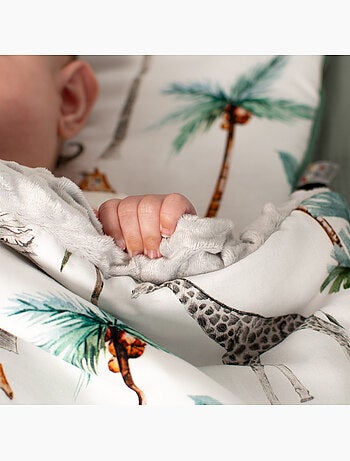 Coperta reversibile in minky, safari | SEVIRA KIDS
