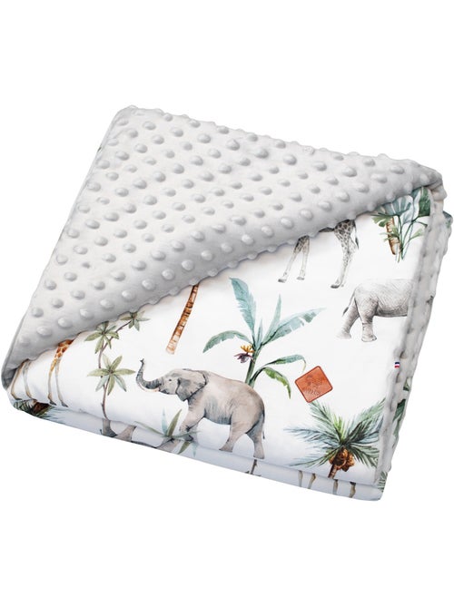 Coperta reversibile in minky, safari | SEVIRA KIDS - Kiabi