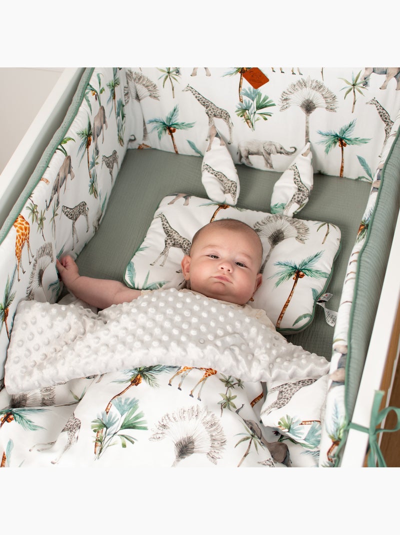 Coperta reversibile in minky, safari | sevira kids | sevira kids Grigio - Kiabi