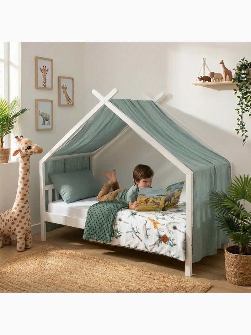 Coperta reversibile in minky, safari | sevira kids | sevira kids Verde - Kiabi