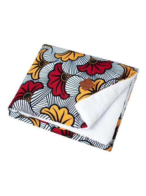 Coperta reversibile in mussola di cotone e tessuto wax | SEVIRA KIDS - Kiabi