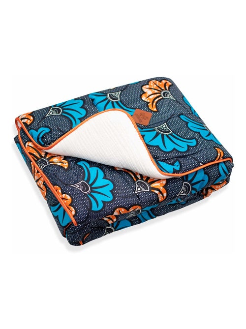 Coperta reversibile in mussola di cotone e tessuto wax | SEVIRA KIDS - Kiabi