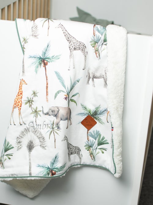Coperta reversibile in sherpa, safari | SEVIRA KIDS - Kiabi