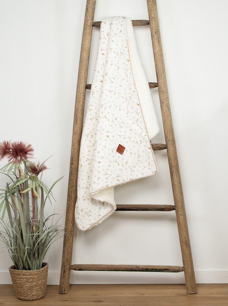 Coperta reversibile in sherpa, sidonia | sevira kids | sevira kids Bianco - Kiabi