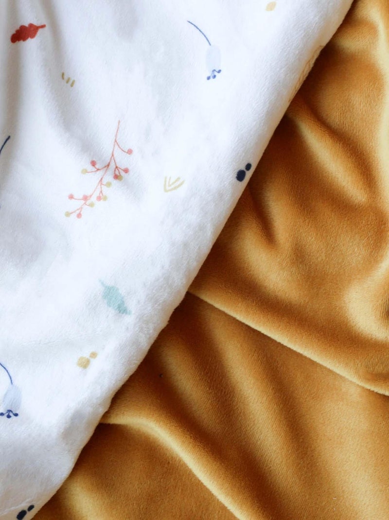 Coperta reversibile Nascondino nella foresta Giallo - Kiabi