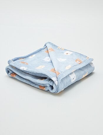 Coperta stampata con effetto pile/doudou