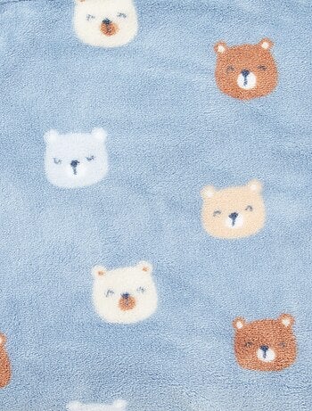 Coperta stampata con effetto pile/doudou