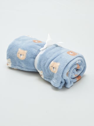 Coperta stampata con effetto pile/doudou