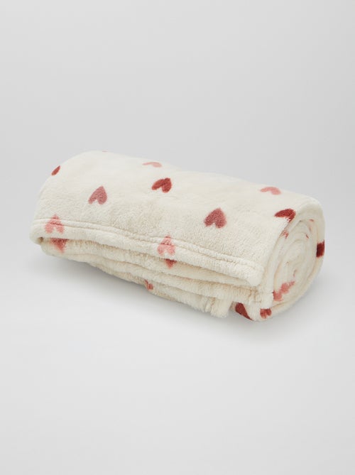 Coperta stampata con effetto pile/doudou - Kiabi