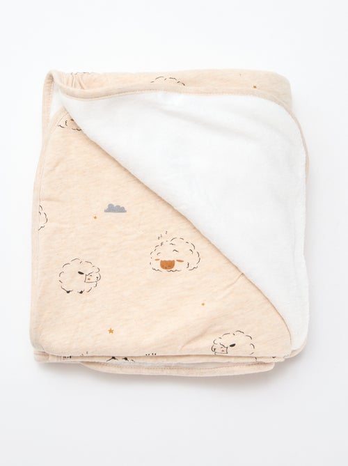 Coperta stampata con interno effetto pile - Kiabi