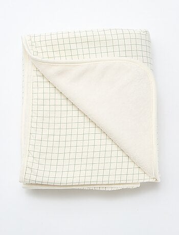 Coperta stampata con interno effetto pile