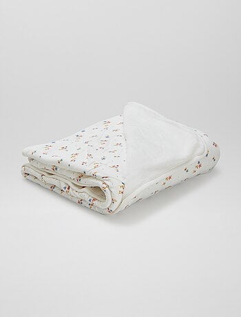 Coperta stampata con interno effetto pile