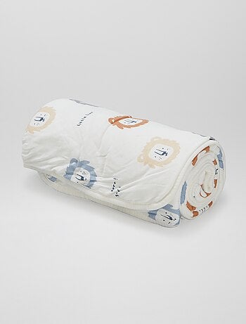 Coperta stampata con interno effetto pile