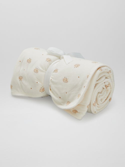 Coperta stampata con interno in pile - Kiabi