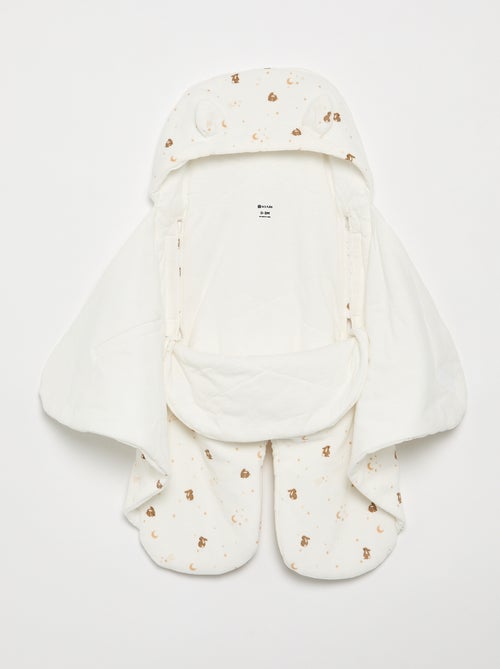 Coperta stampata in cotone jersey e pile - Kiabi