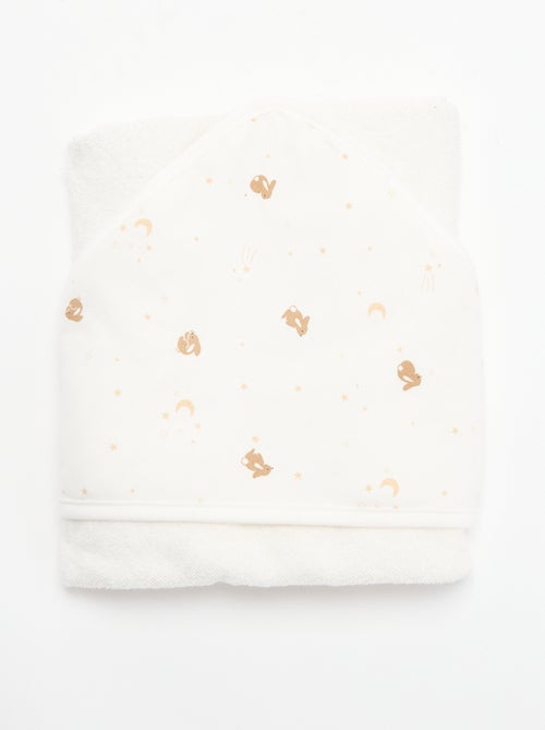 Coperta stampata in cotone jersey e pile - Kiabi
