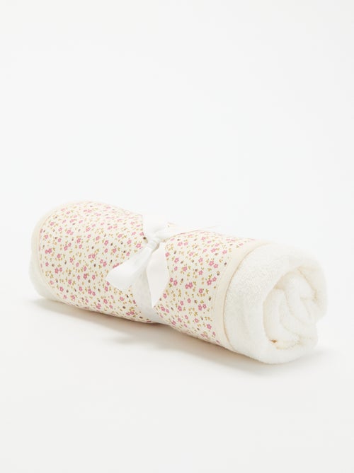 Coperta stampata in cotone jersey e pile - Kiabi Coperta stampata in cotone jersey e pile - Kiabi