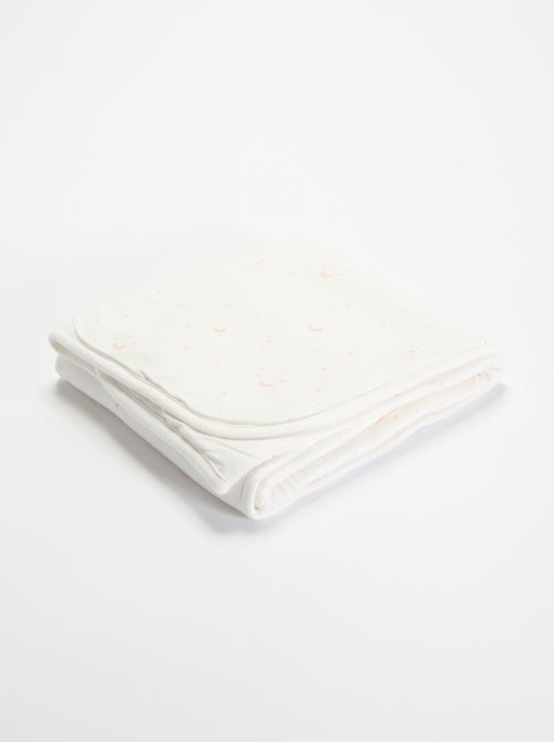 Coperta stampata in cotone jersey e pile - Kiabi Coperta stampata in cotone jersey e pile - Kiabi