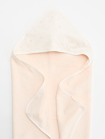 Coperta stampata in cotone jersey e pile
