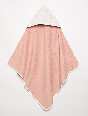 Coperta stampata in cotone jersey e pile
