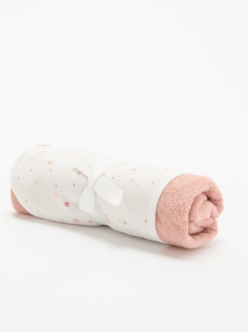 Coperta stampata in cotone jersey e pile - Kiabi Coperta stampata in cotone jersey e pile - Kiabi