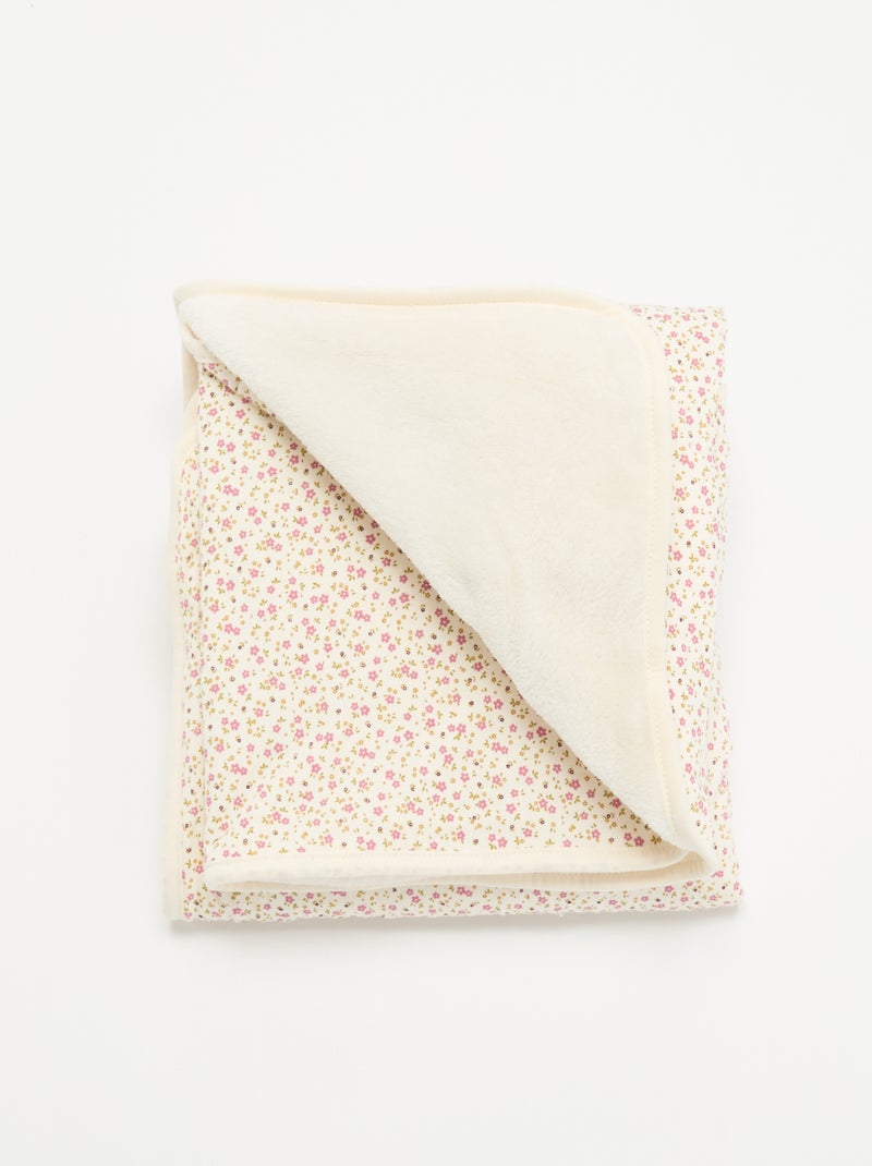Coperta stampata in pile Rosa - Kiabi