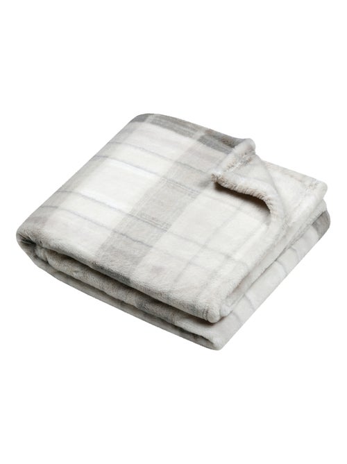 Coperta tartan plaid in finta pelliccia - Kiabi Coperta tartan plaid in finta pelliccia - Kiabi