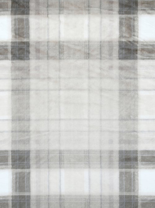 Coperta tartan plaid in finta pelliccia - Kiabi Coperta tartan plaid in finta pelliccia - Kiabi