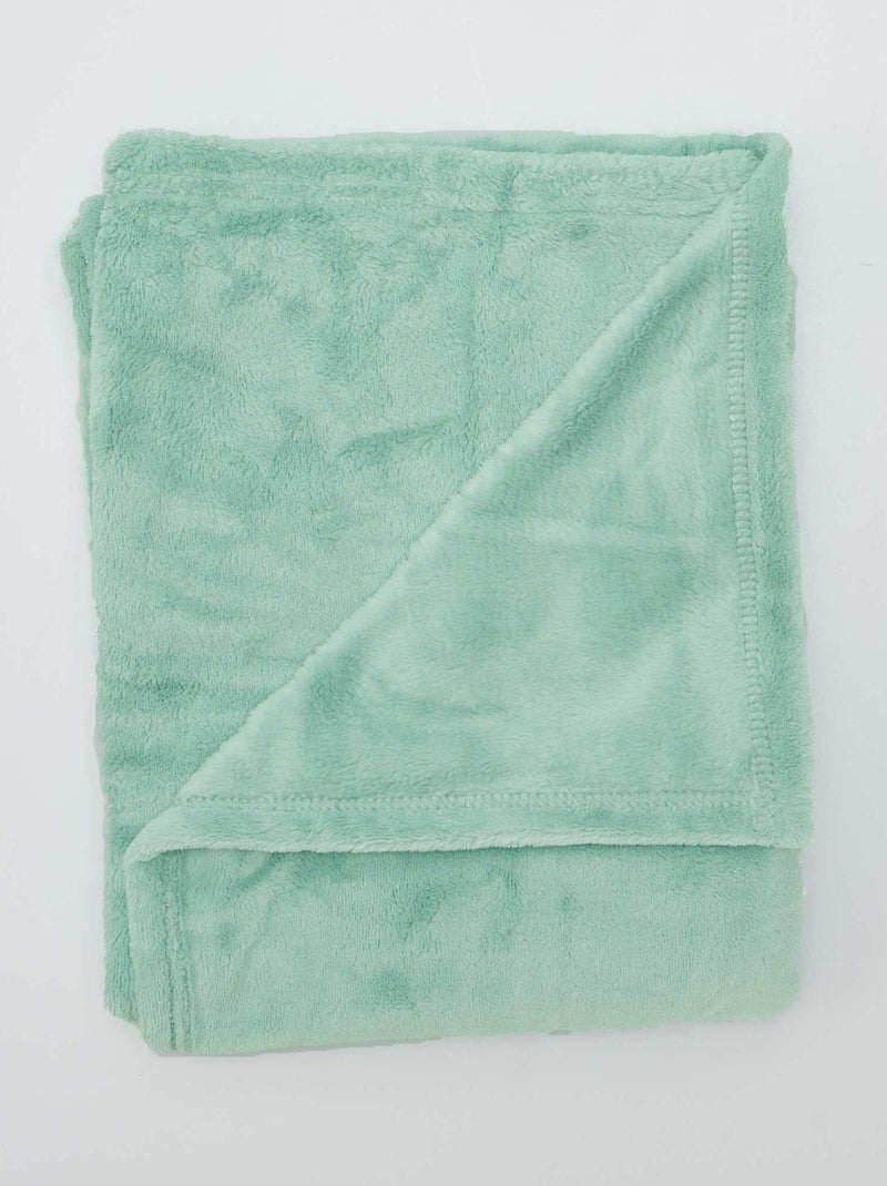 Coperta tinta unita pile BLU - Kiabi