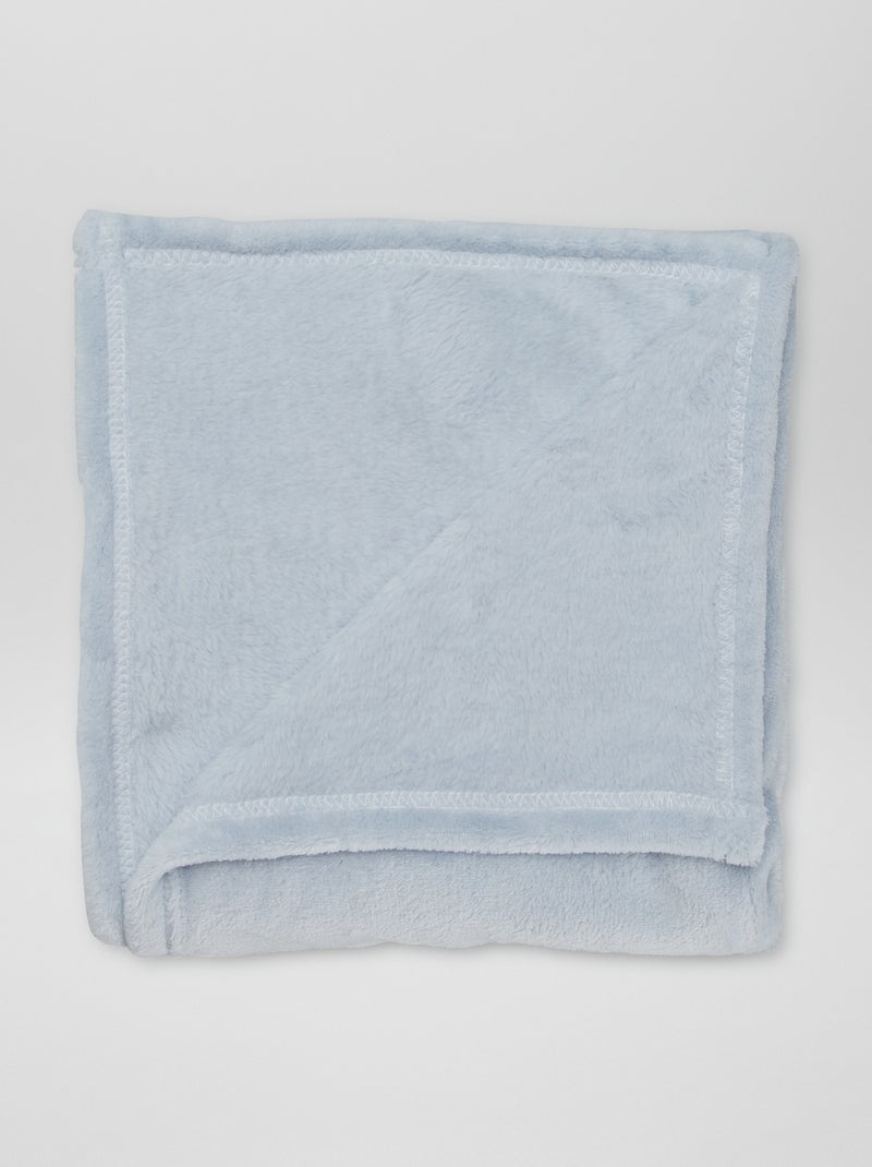 Coperta tinta unita pile BLU - Kiabi